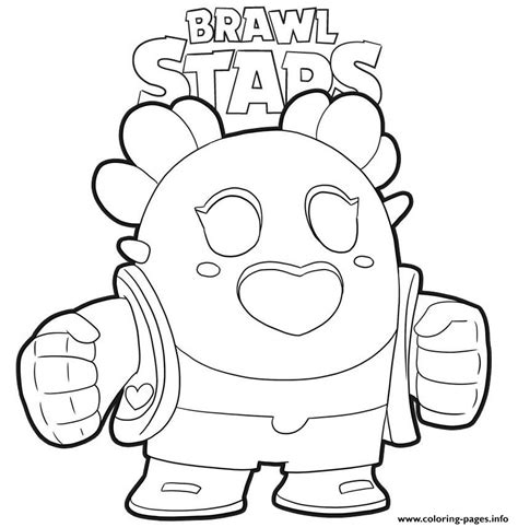 brawl stars ausmalbilder spike|Free Printable Brawl Stars Spike Coloring Pages